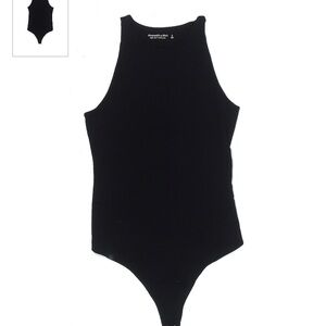 Abercrombie Soft AF ribbed black bodysuit (women’s L)